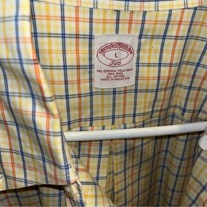 Vintage Brooks Brothers Classic Wrinkle Resistant Collared Plaid Button Down